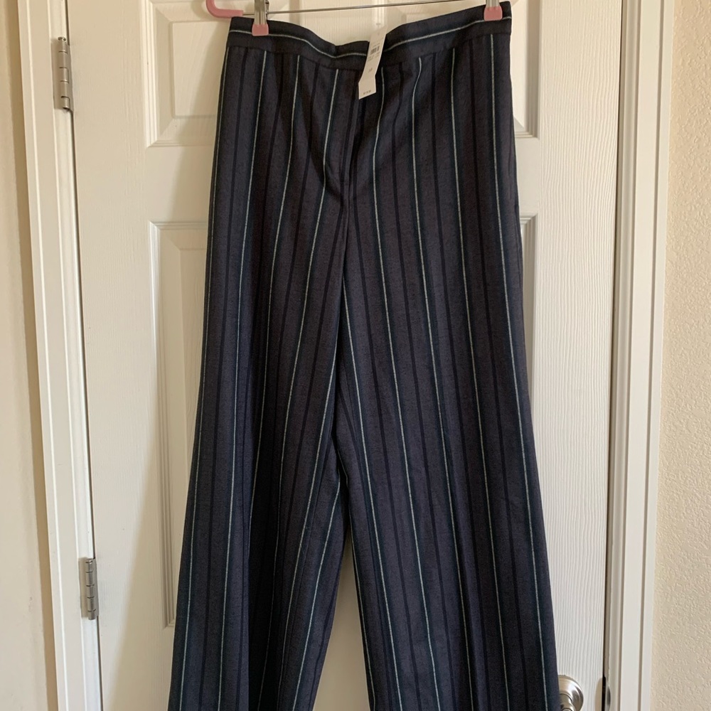 Ann Taylor dark grey with green/white striped. NWT, Reasonable Offers Welcomed